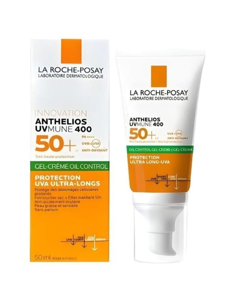 لاروش بوزاي واقي شمس - كريم جل انثيليوس بعامل حماية 50 ، 50 مل